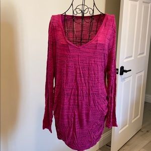 Mother Maternity XL V-Neck Long Sleeve Shirt